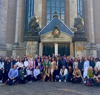 wide shot of group in nuremberg