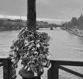 Love Locks - Paris, France, by Ela Paske