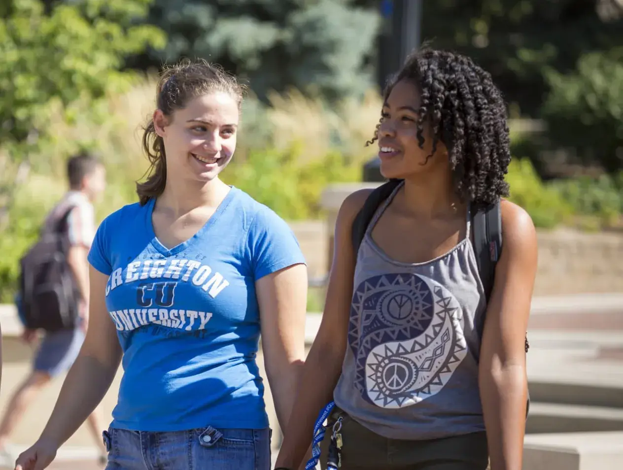 Students Walking on the Mall