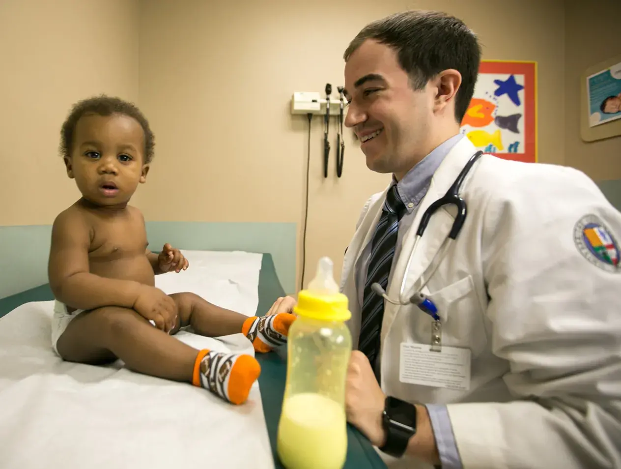 Pediatrician with pt