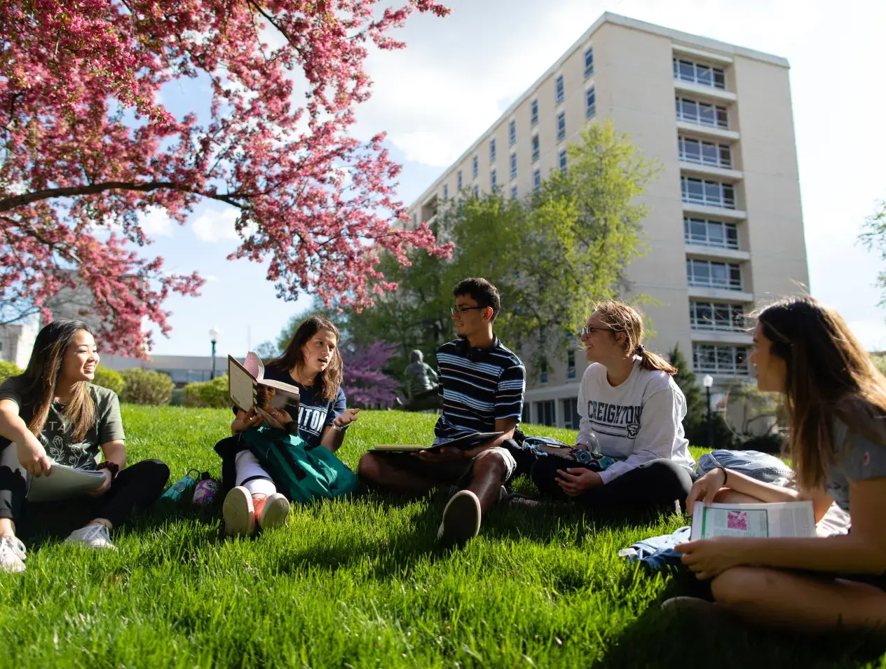 Students outside