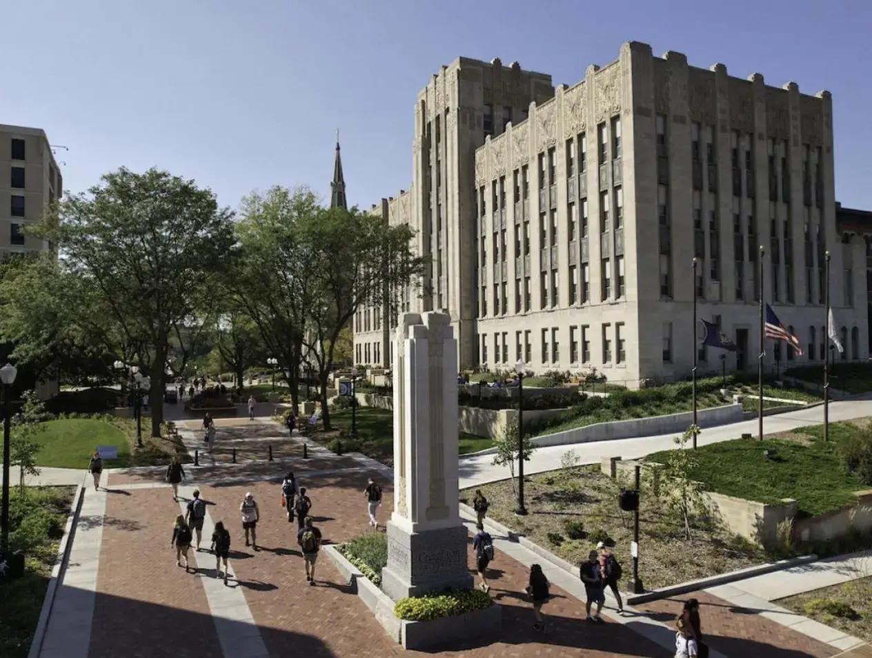 Creighton campus corridor
