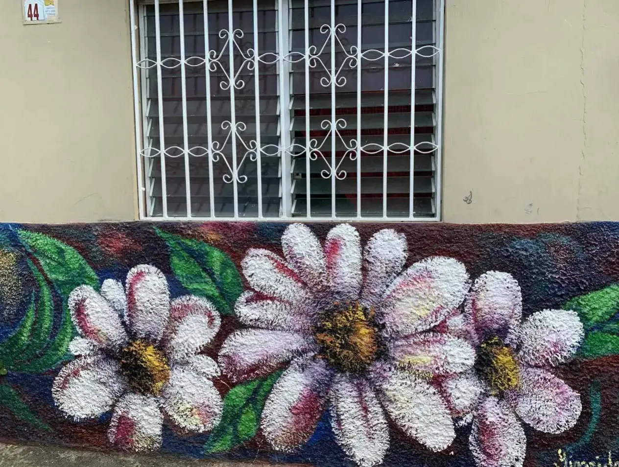 Mural in Santiago