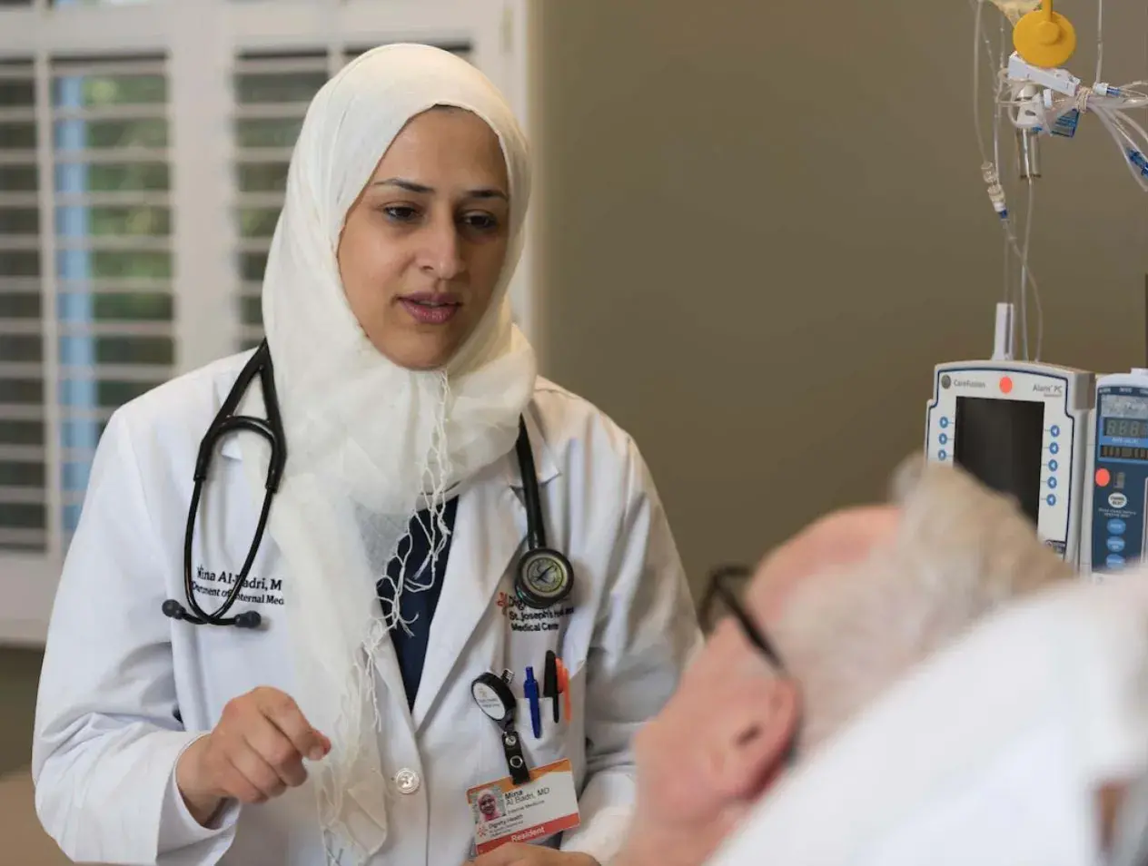 Fellow with patient