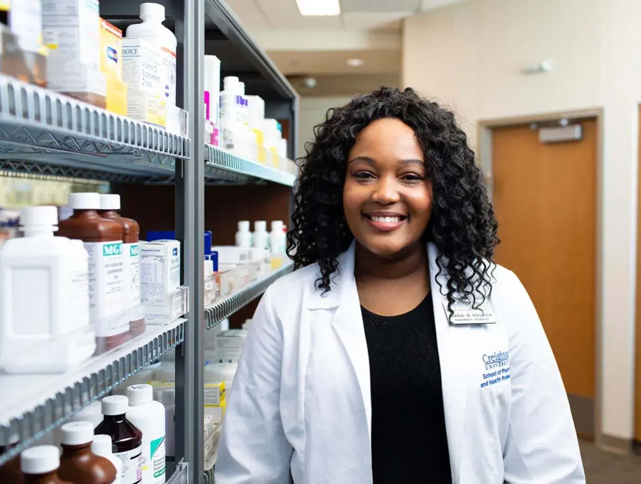 Smiling pharmacist