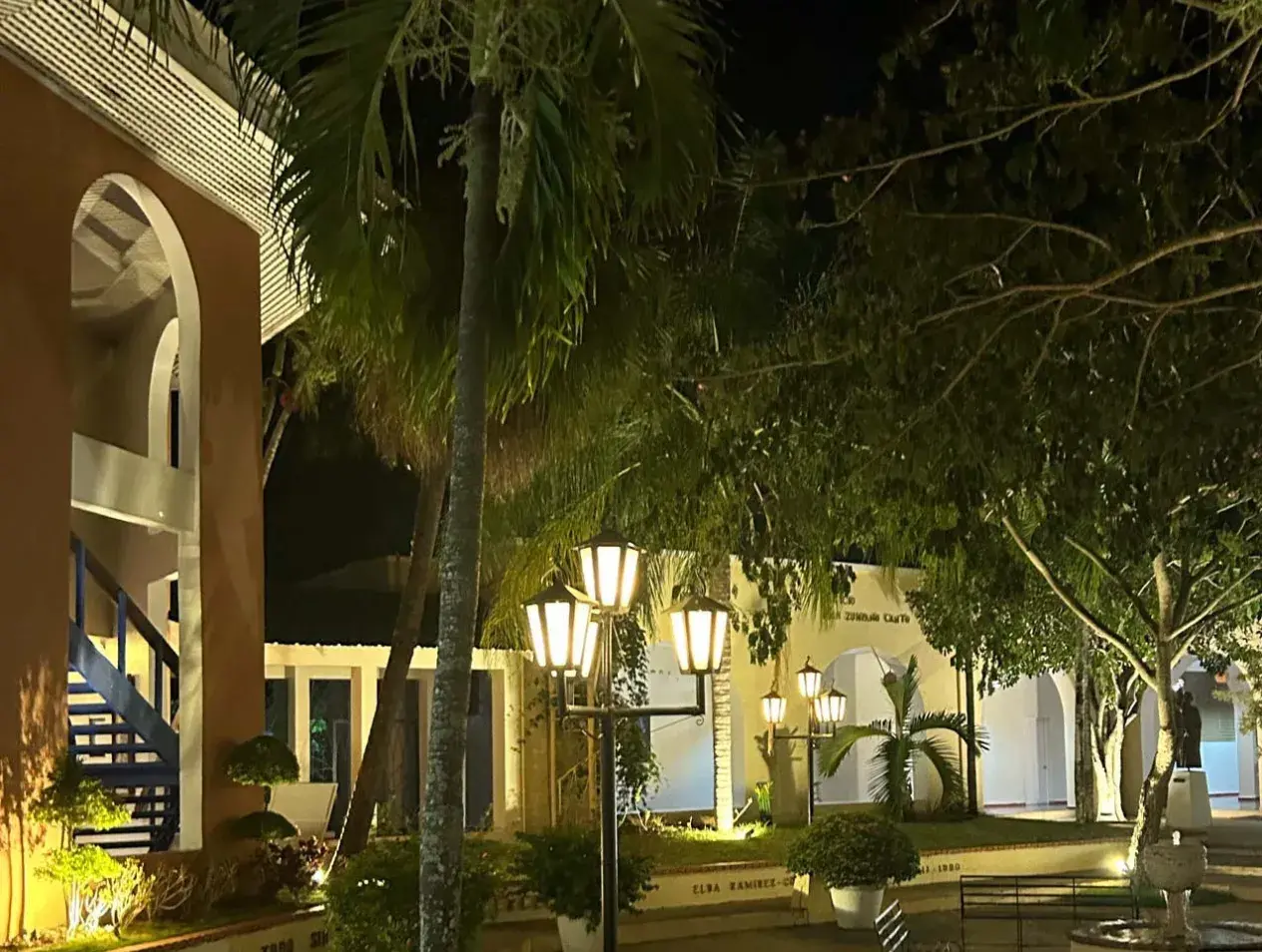 ILAC campus at night