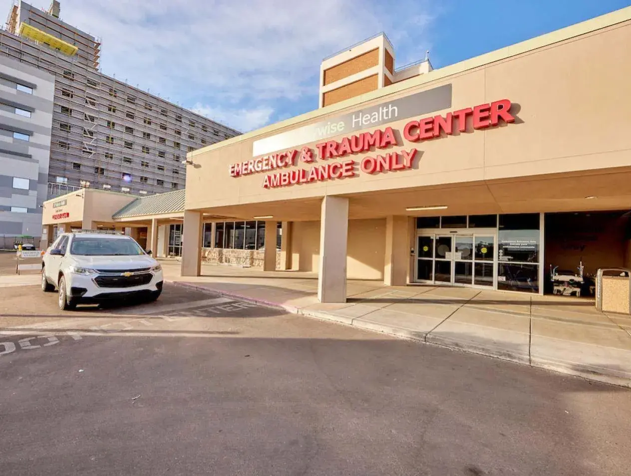 Emergency entrance at hospital