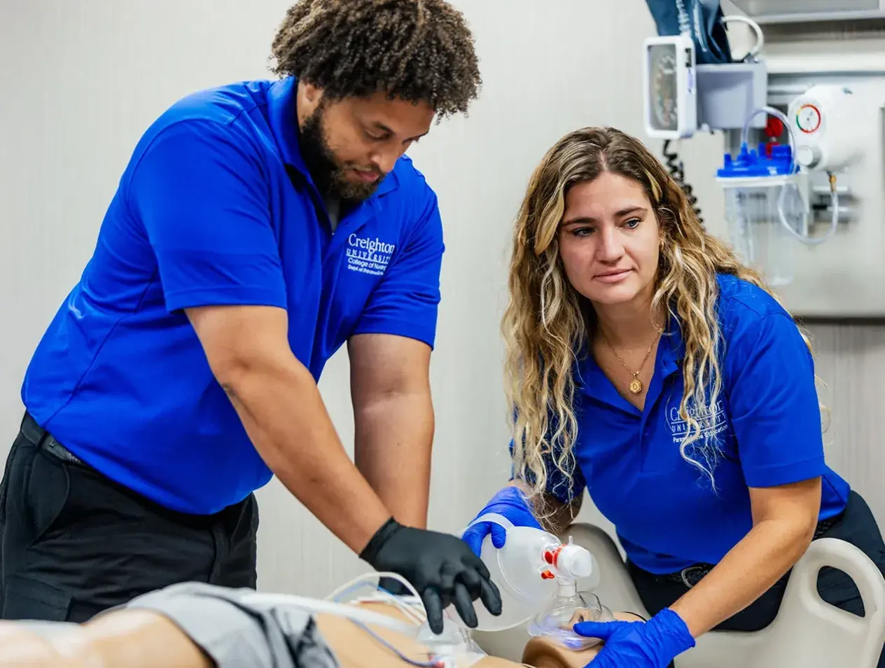 Students during clinical simulation