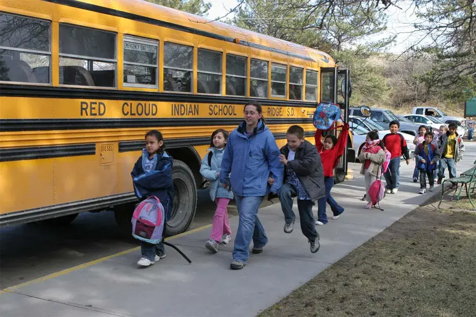 Red Cloud School, Pine Ridge, South Dakota