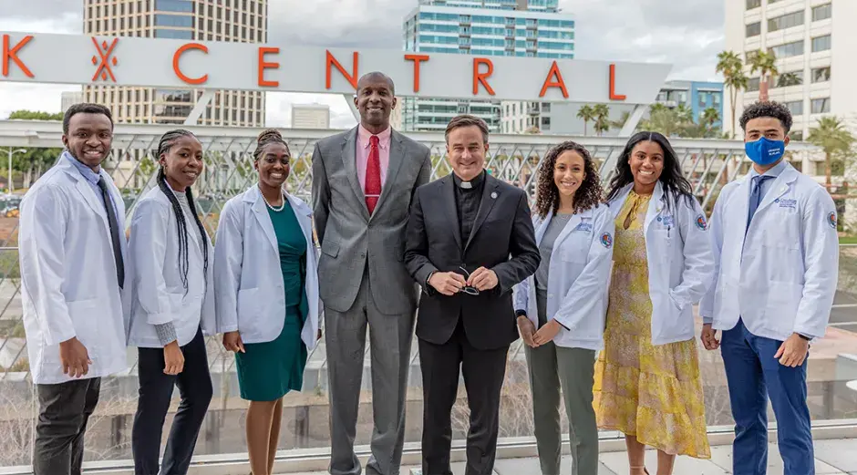 Members of the Black Health Professions Student Association 