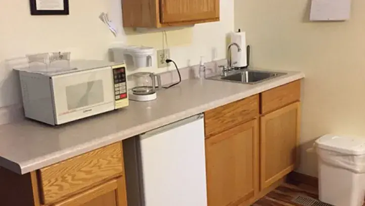 Modern cabin kitchen