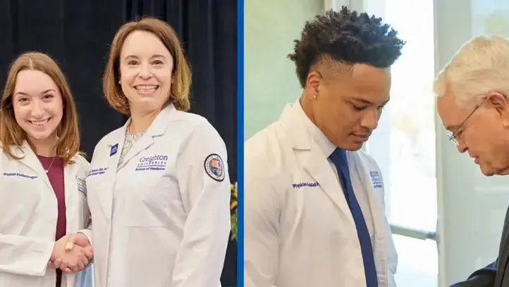 Inaugural PA students graduate from Creighton Phoenix campus.