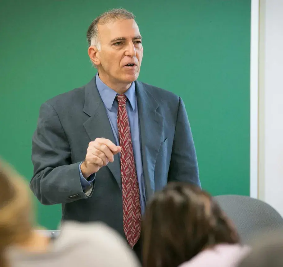 Faculty teaching in classroom