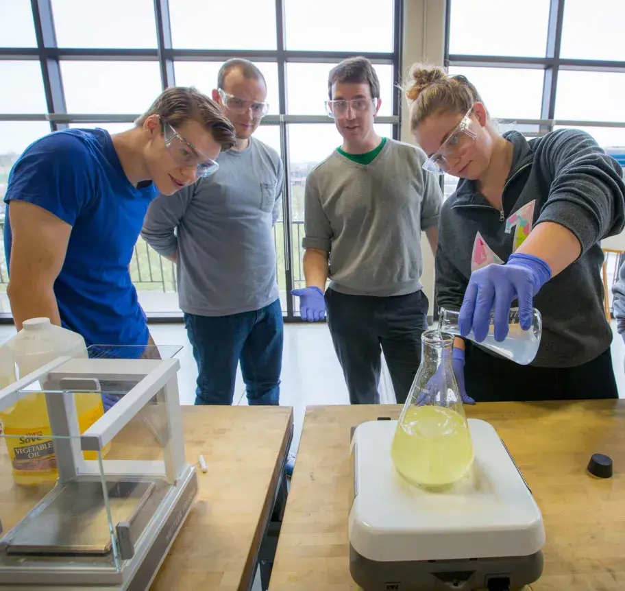Students in lab
