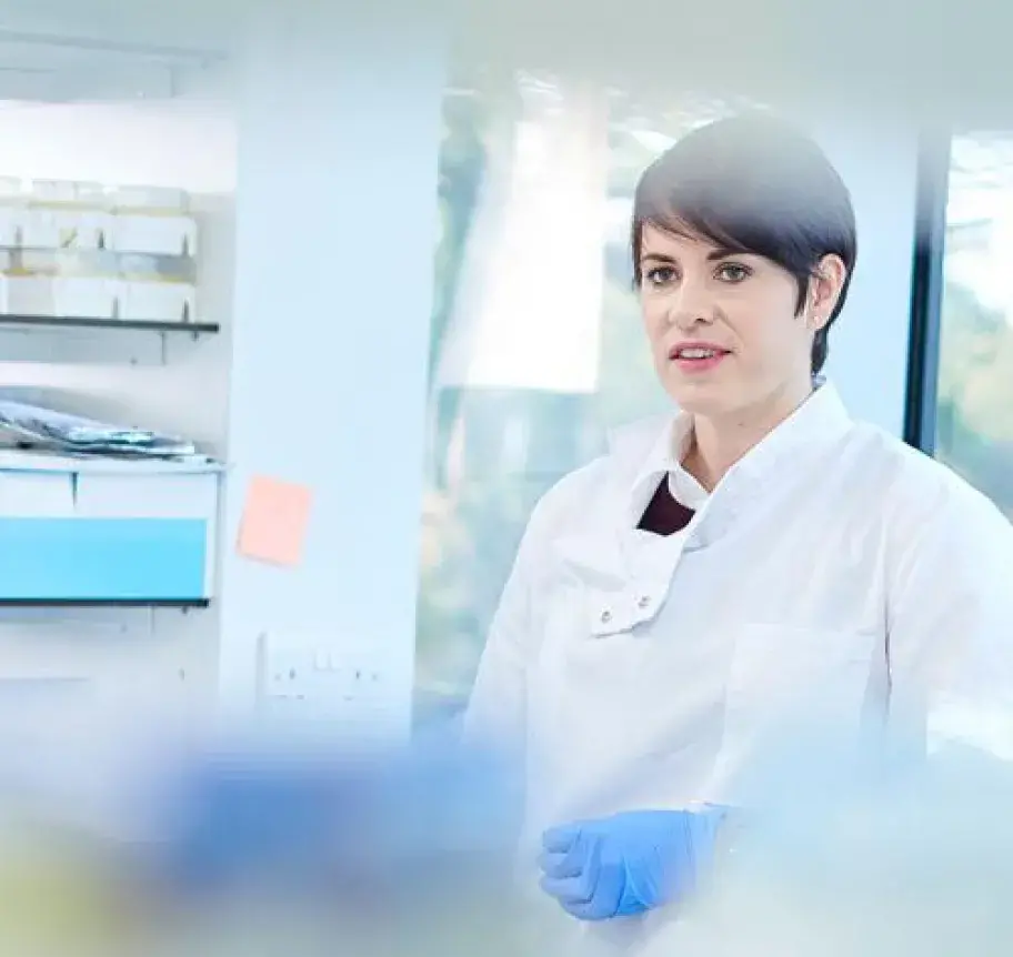 A female pharmacist