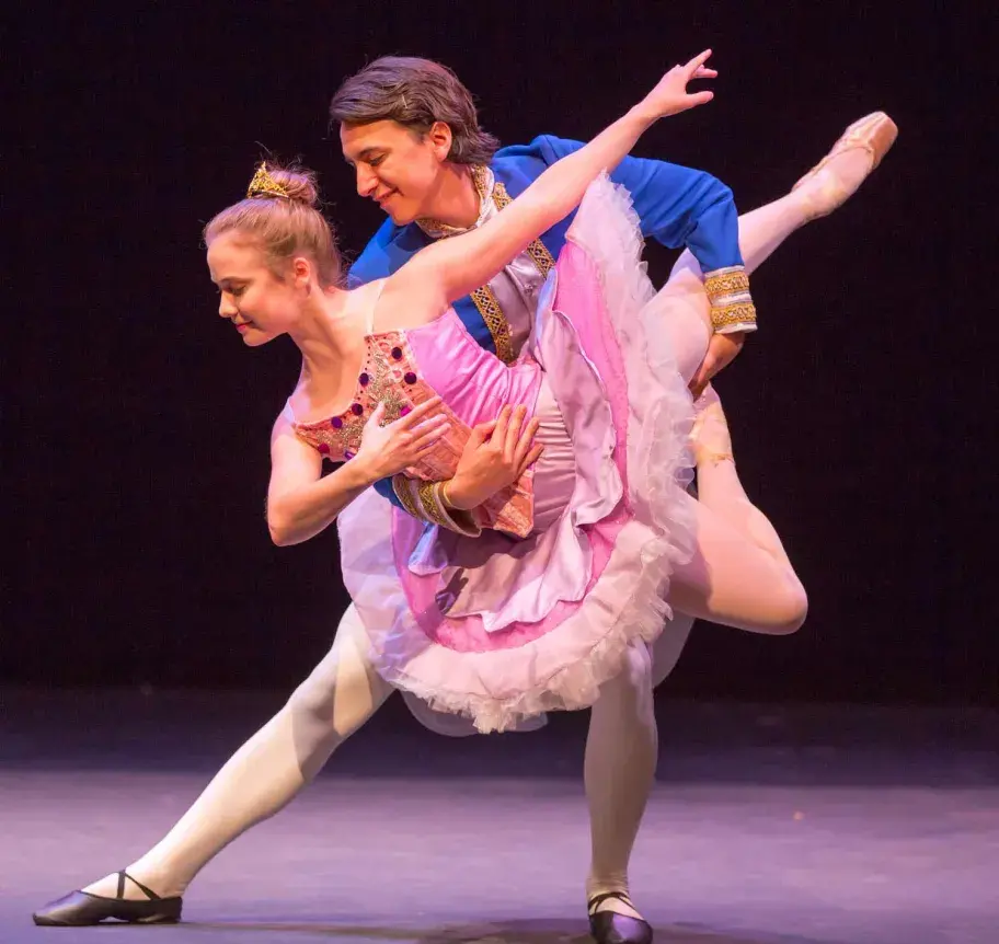 Dance students in performance