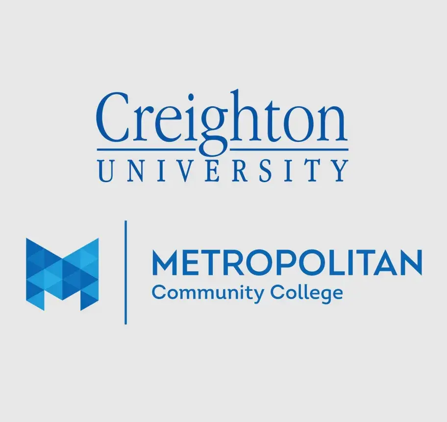 Creighton and Metropolitan Community College logos