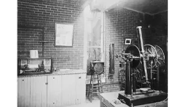 1887 observatory's transit room