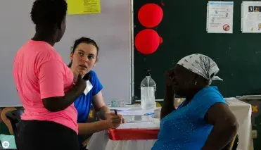 ILAC students in clinic
