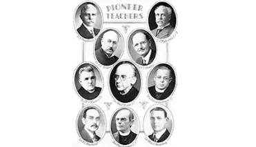 pioneer teachers composite photo