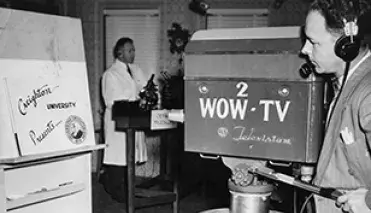 1947 TV studio