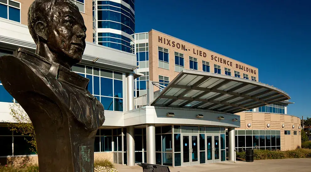 Exterior of the Hixson Lied Science Building