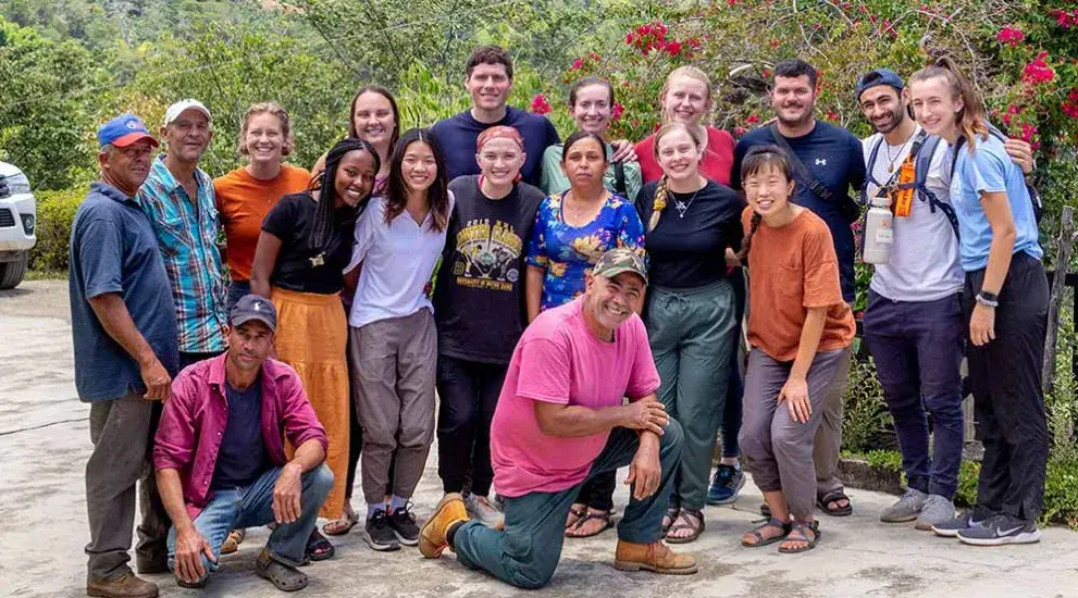 Arrupe Global Scholars group photo in the Domincan Republic