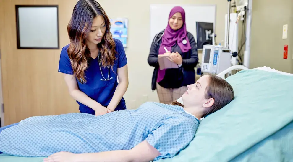 Caring for patient 