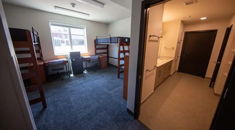 Hall living space interior