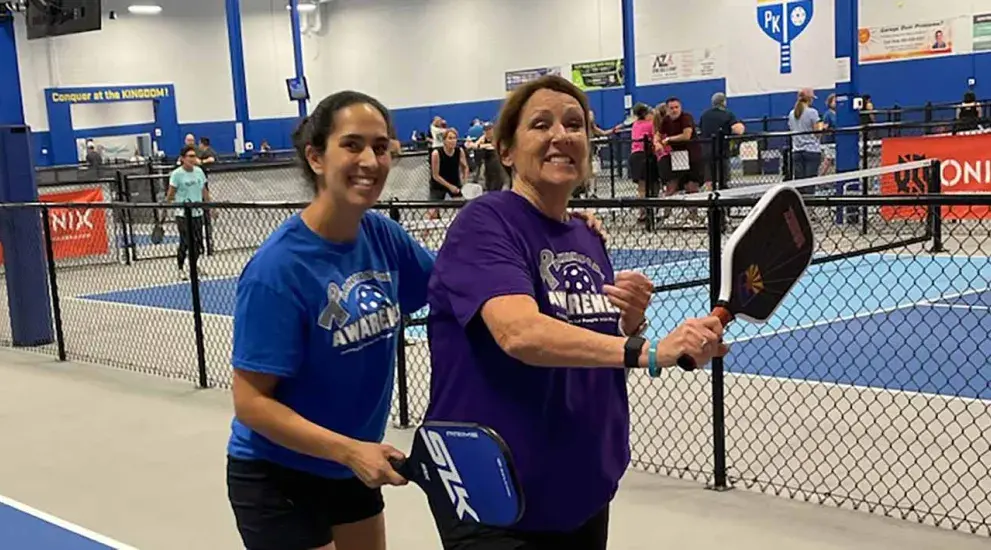Jamie Nesbit research on pickleball and Parkinson's