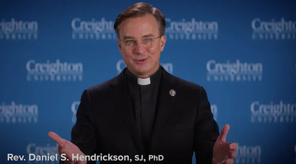 Rev. Daniel S. Hendrickson speaking.