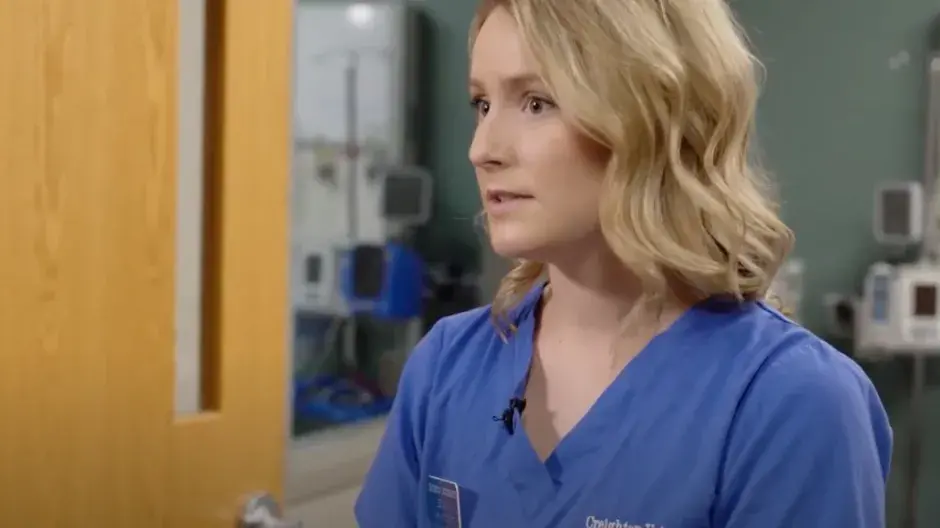 Creighton nursing student Jenny Coover talking about her experience